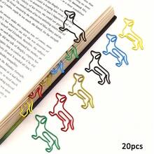 20/50pcs Colorful Metal Animal Shaped Paper Clips, File Document Binder Clips, Assorted Styles, Suitable For Office, School, Home, Kitchen, Store - Multicolor - View 12