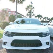 For 2015-23 DODGE CHARGER RT SCAT PACK SRT STYLE Front Upper + Lower Grille Kit - Default - View 2