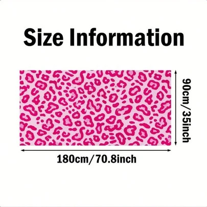 Khăn tắm biển họa tiết da báo thời trang - Chất liệu microfiber mềm mại, nhanh khô, nhẹ và dễ mang theo, thiết kế hiện đại, phù hợp cho người yêu thích biển và du khách, lựa chọn quà tặng mùa hè, khăn tắm biển.
