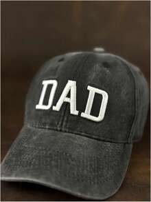 Mũ lưỡi trai mềm mại, có thể điều chỉnh kích cỡ, thêu chữ, chất liệu đã qua xử lý giặt, thích hợp làm quà tặng Ngày của Mẹ, Ngày của Cha, Lễ Tạ ơn. - A - Xem 7