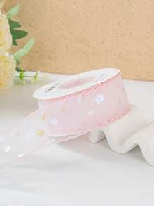 Ruy băng satin họa tiết hoa nhí nhiều màu sắc, mềm mại và lãng mạn, thích hợp để gói quà tặng ngày lễ, hoa ruy băng satin voan thủ công, thích hợp cho đám cưới, quà tặng ngày lễ, quà sinh nhật, gói bó hoa, gói giày dép và quần áo. - nhiều màu - Xem 16