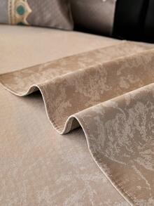 1件装柔软雪尼尔沙发垫套，四季通用沙发座垫保护套，现代简约防滑沙发套，防尘可水洗，清新时尚，宠物友好，适用于卧室、办公室、客厅组合家具，L型沙发和1/2/3/4座沙发 - 卡其色 - 查看 9