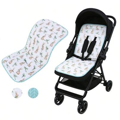 miracle baby Almohadilla para cochecito de bebé, cojín para niños de 4 estaciones, accesorios para cochecito, colchoneta para dormir en cochecito de bebé de vista alta