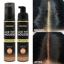 Dola Hair Kit de derretido de encaje perfecto - Mousse tintada, banda de derretido y cepillo para el borde, mezcla sin costuras, coincidencia de piel natural para pelucas de encaje - Marrón claro - Ver 3