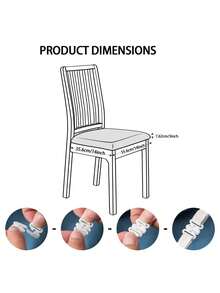 1 chiếc bọc ghế bằng da PU chống thấm nước có dây rút, bọc đệm ghế bằng da PU, mềm mại, thoáng khí, thời trang, đa năng dùng được cả bốn mùa. - 1PC - Xem 4