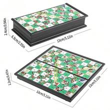 1件装可折叠蛇梯棋游戏 - 蛇梯棋玩具 - 益智游戏 - 生日礼物 - 节日礼物 - 复活节礼物 - 万圣节礼物 - 情人节礼物 - 圣诞节礼物 - 礼物 - 玩具 - 彩色 - 查看 4