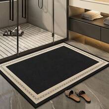 1 pieza Alfombra de baño de rápida absorción - Hecha de diatomita, con un fuerte drenaje de agua, fácil de limpiar, adecuada para el baño y la entrada - C - Ver 10