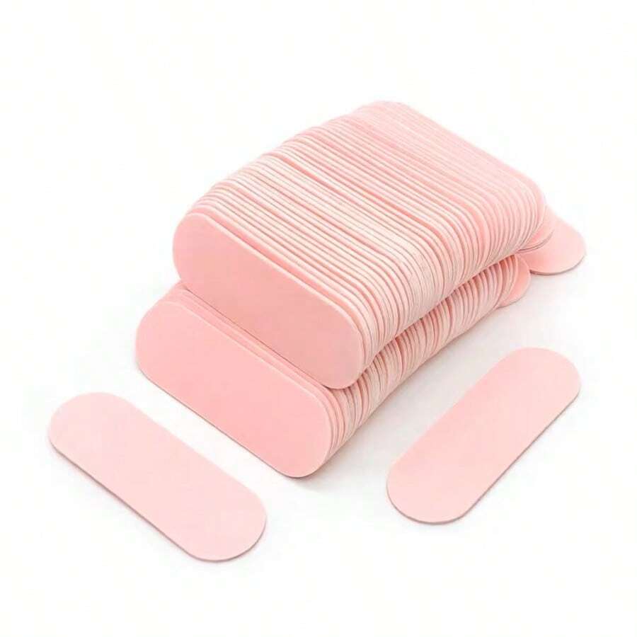 50/100/200支/包 一次性双面指甲锉，迷你指甲锉，适用于家庭或专业美甲工具