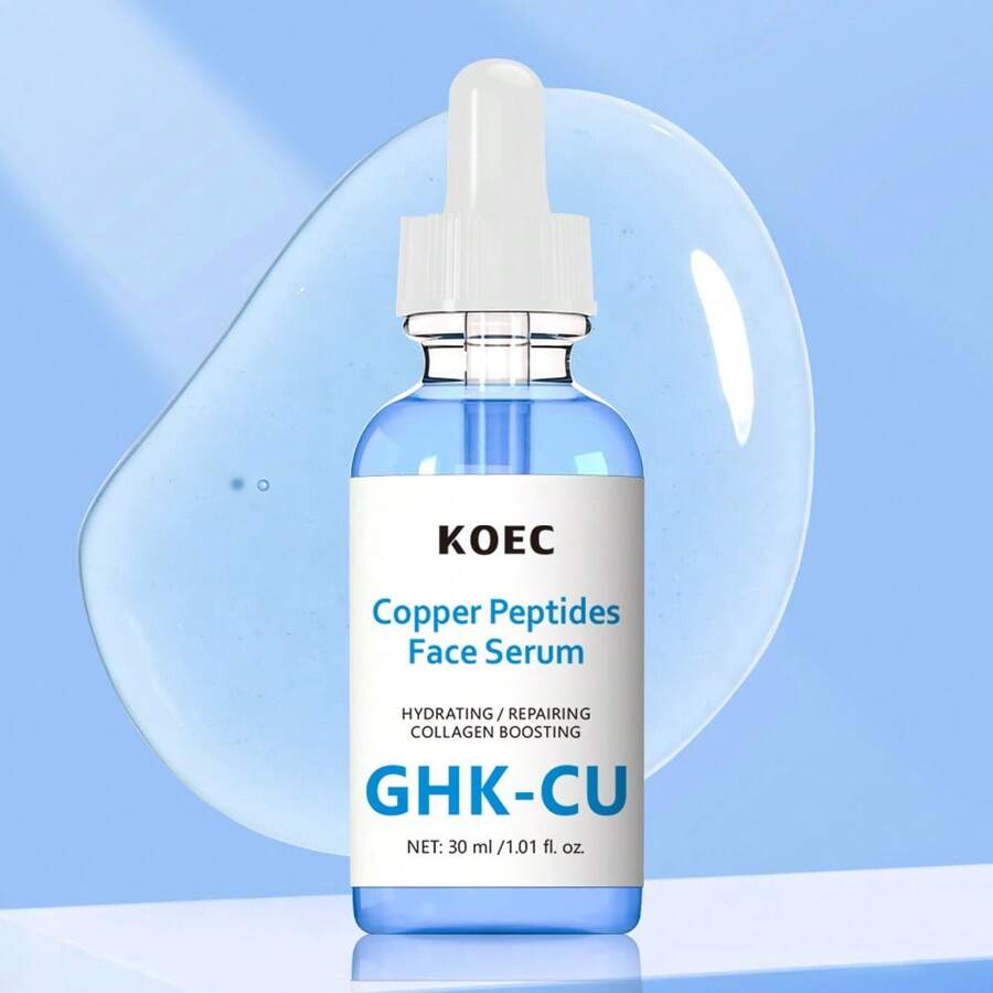 KOEC 铜肽精华液，蕴含肽和铜三肽，可显著丰盈柔滑肌肤，提升肌肤弹性并紧致肌肤 - 韩国护肤品 - Copper Peptides - 查看 1