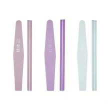 3pcs Nail File Set, Manicure Grinding Tools, Nail Buffer Strips - Apricot - View 6