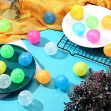 10 piezas de bolas brillantes en la oscuridad, que se pueden pegar al techo, alivio del estrés, luminosas en la oscuridad, juguetes fidget divertidos, adecuados para que los adultos alivien la ansiedad y el estrés - Multicolor - Ver 7