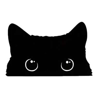 1 Pc Cute Cat Car Stickers Scratch-Resistant Decoration Notebook Stickers Car Tail Car Door Bumper Stickers