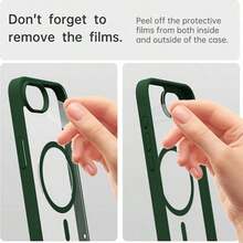 Ốp lưng điện thoại sạc không dây Luxury Candy cho iPhone 17 Pro Max 16 15 14 13 12 11 Mini 15 Plus 16 Pro 17 E có nam châm. - màu xanh lá - Xem 10