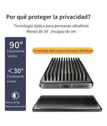 Galaxy F02s - 2 Micas Hidrogel Diferentes acabados - Privacidad - Ver 4