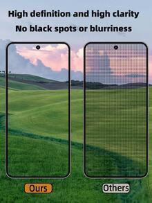 4pcs Privacy Tempered Glass Screen Protector, Anti-Peeping, High Hardness, Scratch-Resistant, Fingerprint-Proof, Compatible With Phone Case, Easy Installation - Black - View 9