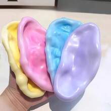 1pc New Pressure Release Simulation Mochi Toy, Plastic Shaped Ice Skin Glutinous Rice Ball Fingertip Toy, Handmade Relaxing Squeezing Ball Decoration (Random Color/Style), Squishy Toys,Cheese Squishy,Fidget Toys (Random Colors And Styles) - Multicolor - View 2