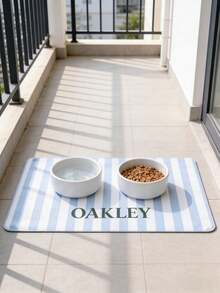 1pc Personalized Name & Photo Pet Mat, Customized Pet Feeding Mat, Minimalist Design Placemat, Non-Slip Feeding Mat Suitable For Cats, Ideal Choice For Pet Owners, Perfect Gift For Pet Lovers - Multicolor - View 6