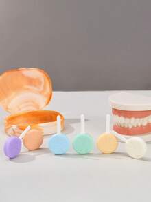 1/2/3 piezas Palitos de masticación oral con forma de corazón para ejercicio de músculos de la mandíbula con brackets invisibles, adecuados para uso diario de hombres y mujeres - Multicolor - Ver 3