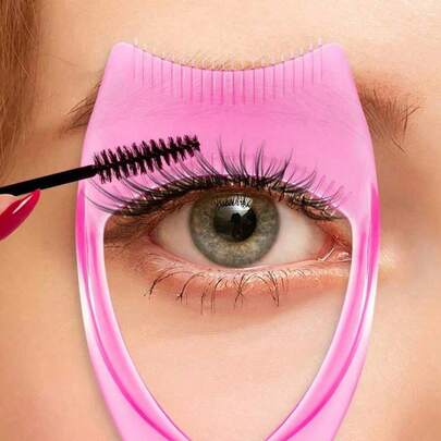 Bộ dụng cụ nối mi 2 món - gồm dụng cụ kẹp mi, cọ chải mi và lược chải mi gấp gọn, giúp tạo hàng mi tự nhiên, không vón cục, lược chải mi cầm tay, dụng cụ tỉa lông mày, cọ chải lông mày, dụng cụ trang điểm.