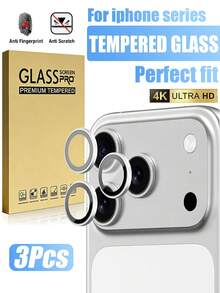 3 pezzi - Protezione per obiettivo fotocamera in argento per iPhone 17 Pro Max, perfettamente adatta, copertura circolare per obiettivo fotocamera posteriore per iPhone 17 ProMax/17 Air/16 Pro Max/16 Pro/16 Plus/16/16E/15/14/13 Mini/12/11 Series. Accessori per telefono, senza perdita di qualità dell'immagine, compatibile con custodie per telefono, anti-caduta e anti-graffio, adatto come regalo per famiglia e amici. - Argento - Visualizzare 28
