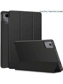 可折叠支架平板电脑保护套，防尘/防摔/防震多层防护，兼容 iPad/Galaxy Tab/MatePad/Honor Pad/Pad/Pad/Tab/小新 Tab 系列，兼容 iPad A16 2025、Air 11/13 英寸、M2、M3、Pro 11/13 英寸、M4 2024、Air 5/4 10.9 英寸、Air 3 10.5 英寸、第九/八/七代 10.2 英寸、第五/六代 9.7 英寸、Mini 6 - 純黑色 - 查看 3