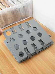 1/2/3pcs Adjustable Plastic Clothing Folding Board - A Simple And Quick Multi-Hole Clothing Folding Organizer, Suitable For Home Storage, Also Perfect As A Gift For Back To School, Halloween, Christmas And Other Holidays. - Multicolor - View 6