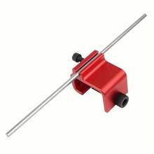 Herramienta de alineación de cadena de motocicleta - Ajuste rápido y preciso del piñón, de aleación de aluminio, adecuada para el mantenimiento de la cadena del vehículo - Azul/Rojo - Herramientas para enderezar cadenas - Ver 9