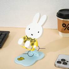 Hasbro Giá đỡ điện thoại hình thỏ có thể gập lại, giá đỡ điện thoại mềm mại có thể điều chỉnh và kéo dài để xem video, phát trực tiếp, giá đỡ điện thoại và máy tính bảng hoạt hình dễ thương, giá đỡ để bàn đa năng. - A - Xem 3