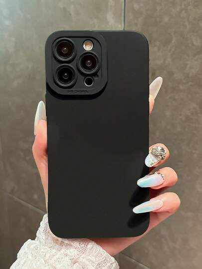 1pc Creative Directional Protection, Shock-Proof, TPU Soft Gel Material, Personalized Pattern Anti-Drop Phone Case Compatible With IPhone 16 15 14 13 12 11 Pro Max, Apple Protective Cover, Transparent Phone Case Compatible With Samsung A15/A16/A35/A54/A56/S22 Plus/S23 FE/S24 Ultra/S25 Edge