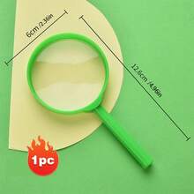 3X Magnifying Glass, Plastic Frame Design, 60mm Colorful Cartoon Kids Handheld Magnifier For Science Experiments, Plant Observation, Exploration - Children's Magnifying Glass - View 10