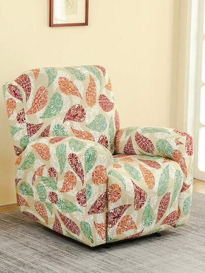 4pcs/Set Casual Single Sofa Cover, Removable Massage Sofa Chair Cover, Patio Massage Chair Slipcover