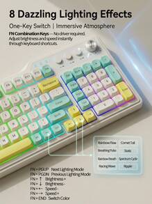 HP 炫光有線機械手感鍵盤：人體工學設計，遊戲辦公室一鍵掌控 - 查看 9