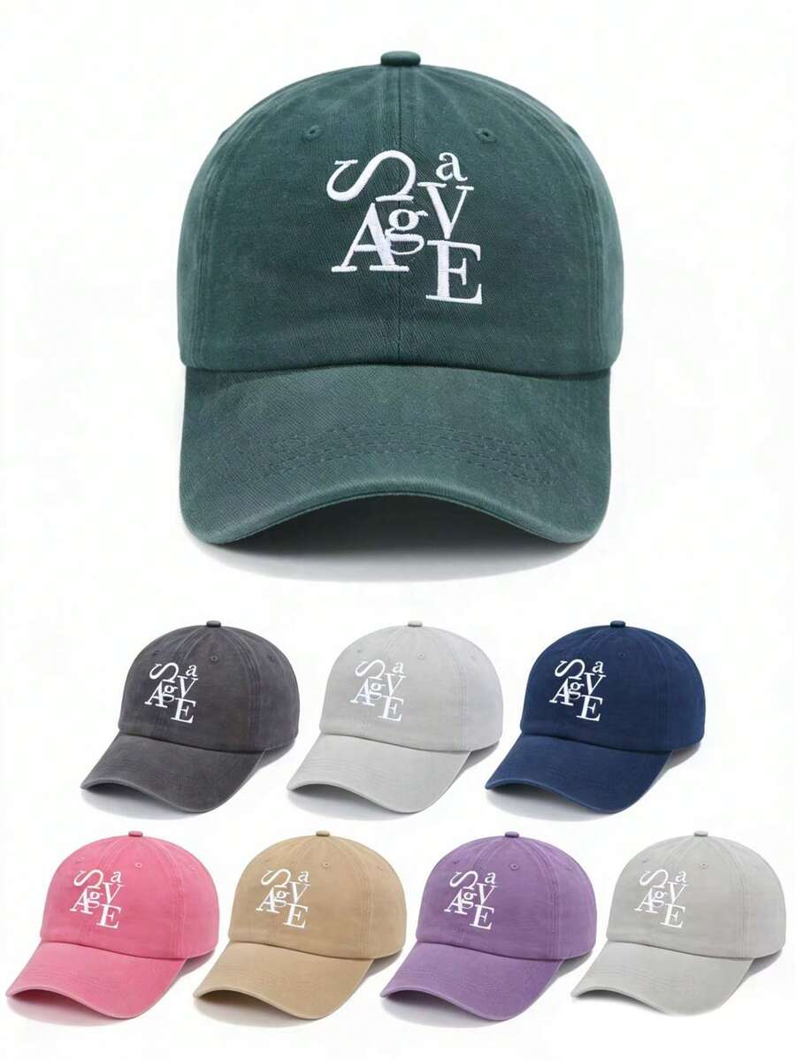 街头风复古美式棒球帽，个性化服饰，节日礼物 - A - 查看 1