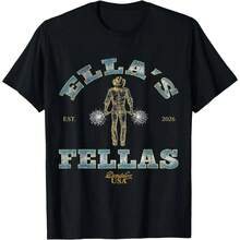 Fellas Ellas Shirt Ella Fella T-Shirt - 黑色 - 查看 11