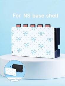 Accessories For Nintendo Switch, Bow & Polka Dot Pattern, Compatible With New Switch 2 (2025), NS2/Switch OLED/Switch Protective Case, Storage Bag, Cartridge Slot Base Shell, Game Card Box, Best Gift Compatible With Switch Players, Valentine's Day/Romantic Gift - Multicolor - View 7