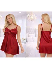 Camisola Amamentação Bia Gestante Pós Parto Saída Maternidade Renda Liganet Sexy - Categoria - Visão 3