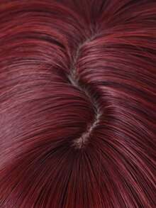 28 Inch Raspberry Color Long Curly Wig (Heat Resistant) - Hip Length Wavy Hairstyle, Fashionable And Sweet Full Head Wig - Multicolor - View 7