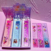 2 chiếc thước kẻ cát chảy dầu 20cm hình phù thủy nổ, thước thẳng trong suốt đa chức năng dành cho học sinh, thước vẽ (kiểu ngẫu nhiên) - Nhiều màu - Xem 6