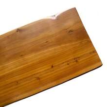 Solid Wood Coffee Table, 108 Cm, Rectangular Living Room Table In Industrial Design With Hairpin Metal Legs - Mocha Brown - View 9