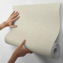 Paper and Wall Self-Adhesive Vinyl Striped Wallpaper With Floral Slatted Panel, Modern Decoration For Bedroom And Living Room - Best Sellers - 亞麻布 - 查看 2