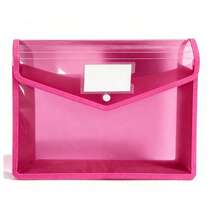 1 Pack Expandable Plastic File Folder, Transparent Accordion Style File Bag With Clasp, Large Capacity Document Organizer Suitable For A4/B4 Size, No Divider Design, 7 Bright Colors, Portable File Storage For School, Office, Home, Hospital, Durable Multi-Function File Folder - Multicolor - View 15