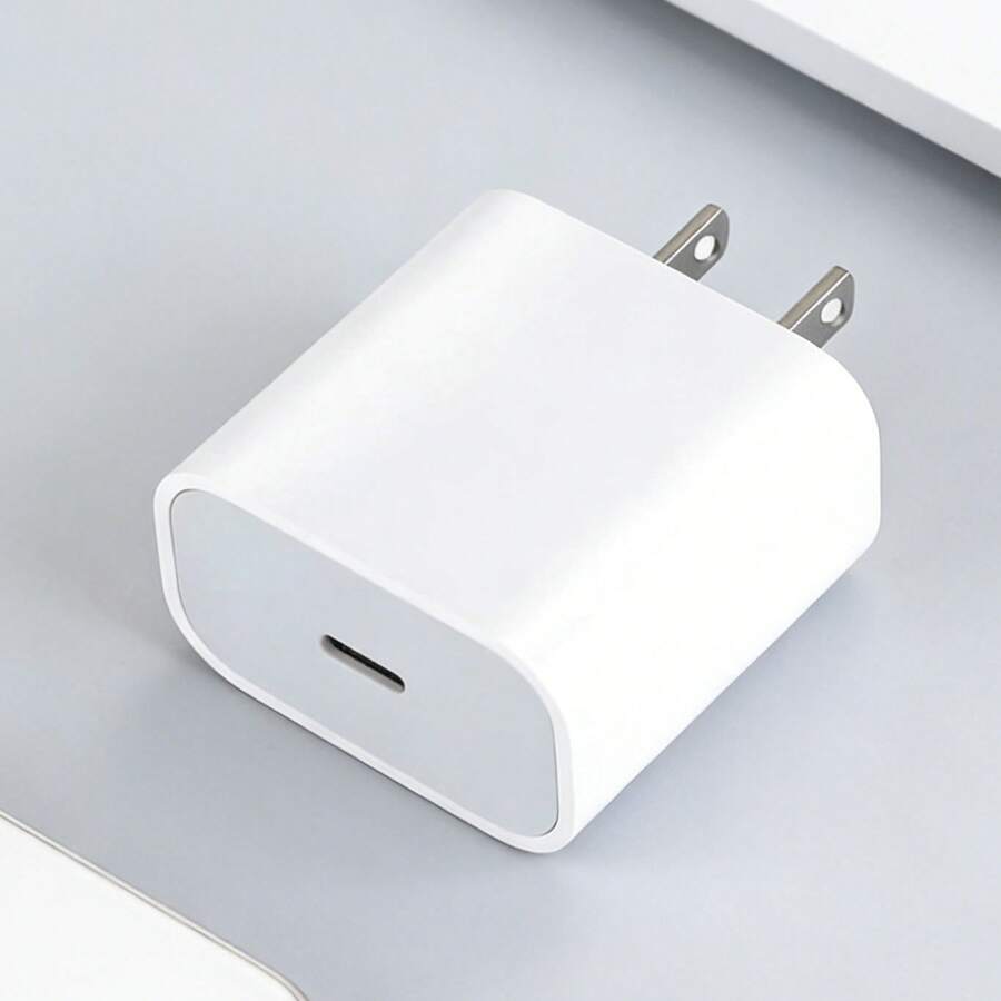 1-2个20W USB-C PD快充适配器，兼容及其他智能手机 - 白色 - 查看 1