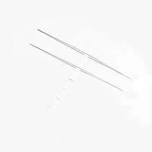 2pcs Open Beading Needles, Curved Beading Needles For Jewelry Making, Beginner-Friendly DIY Jewelry Tools - White - View 4
