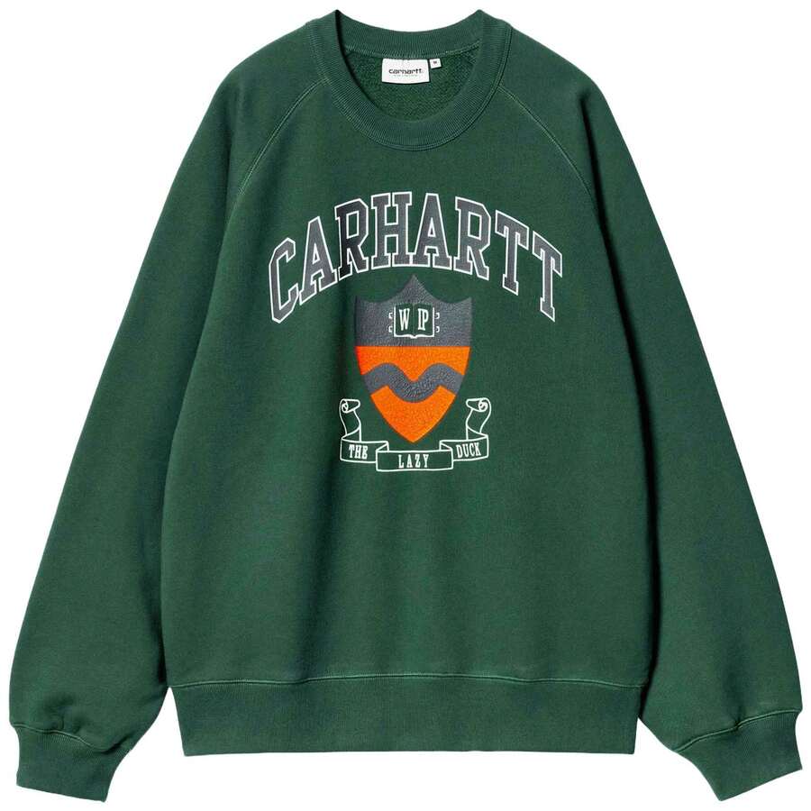 Carhartt Wip Sweatshirt I033936 29U For Man In Color Green - أخضر - مشاهدة 1