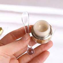 3 Stücke Augen Massage Stab, Gesichtsmaske Spatel, Augen Creme Löffel, Schönheitstools, Bernstein, transparent, Make-up Mischspatel, Gesichtscreme, Gesichtsmaske Mischspatel, DIY Schönheitstools, Absorptionsroller, Gesichts Make-up Applikator - Verschiedenfarbig - Übersicht 4