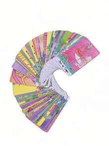 78pcs Classic Tarot Oracle Card Game, Leisure & Entertainment, Family Gathering, Holiday, Party Game Activities - Multicolor - View 9