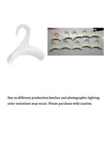 Bộ 10 móc treo quần áo bằng nhựa chịu lực cao, thích hợp để treo túi xách, thắt lưng, khăn quàng cổ, mũ, v.v., móc treo gắn tường tiết kiệm không gian, phù hợp cho phòng ngủ, hành lang, tủ quần áo, giá treo đa năng, thiết kế bền chắc chống trượt. - Nhiều màu - Xem 12