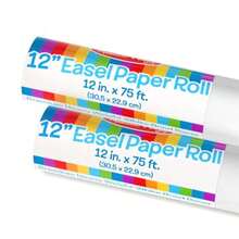 and Doug Tabletop Paper Roll Bundle 2 Pack 12" - Blanco - Ver 1