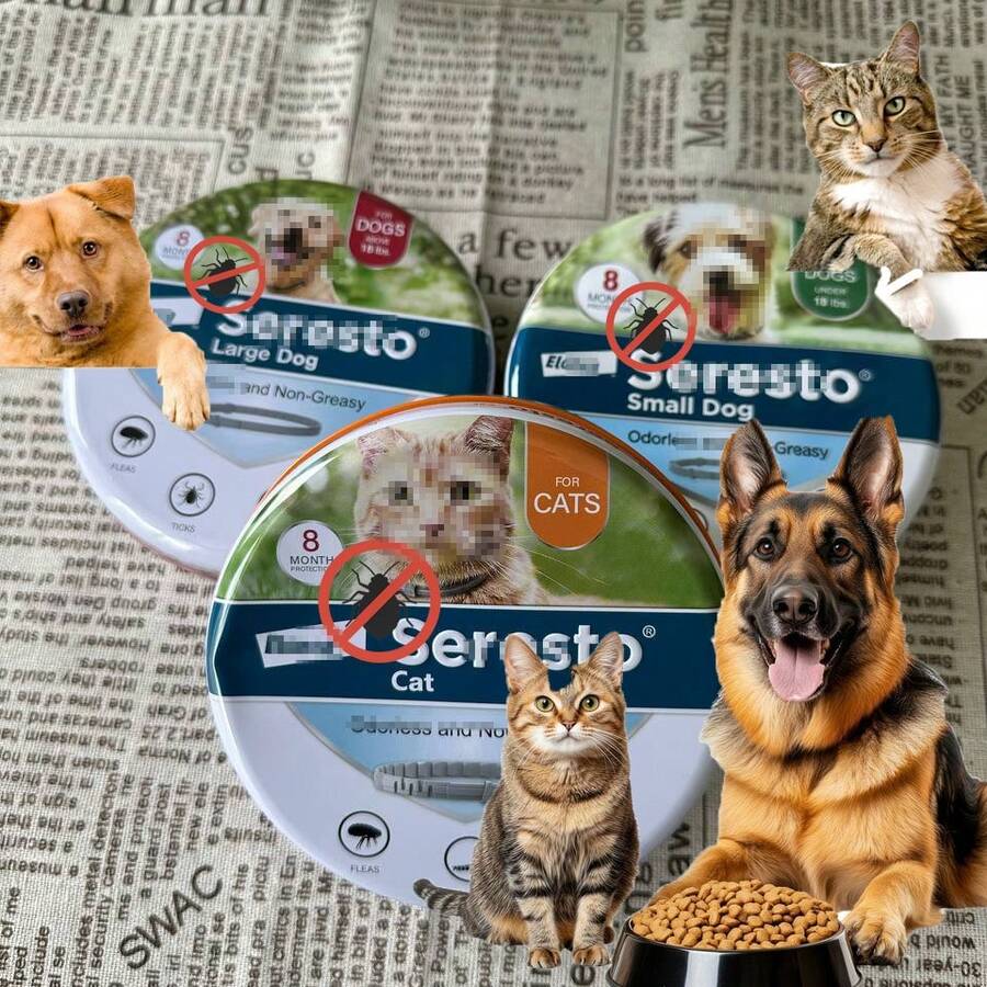 Seres Flea Tick Defense & Control Collar For Dogs & Cats – Adjustable Comfort Fit, 8 Month Protection, Lightweight Pet Care Design, Fast Ship US - small dog - View 1