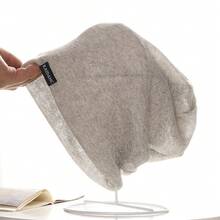 Summer Thin Breathable Pullover Hat For Women, Fashionable Baotou Hat, Super Big Head Circumference Pile Hat For Men - be - Xem 3